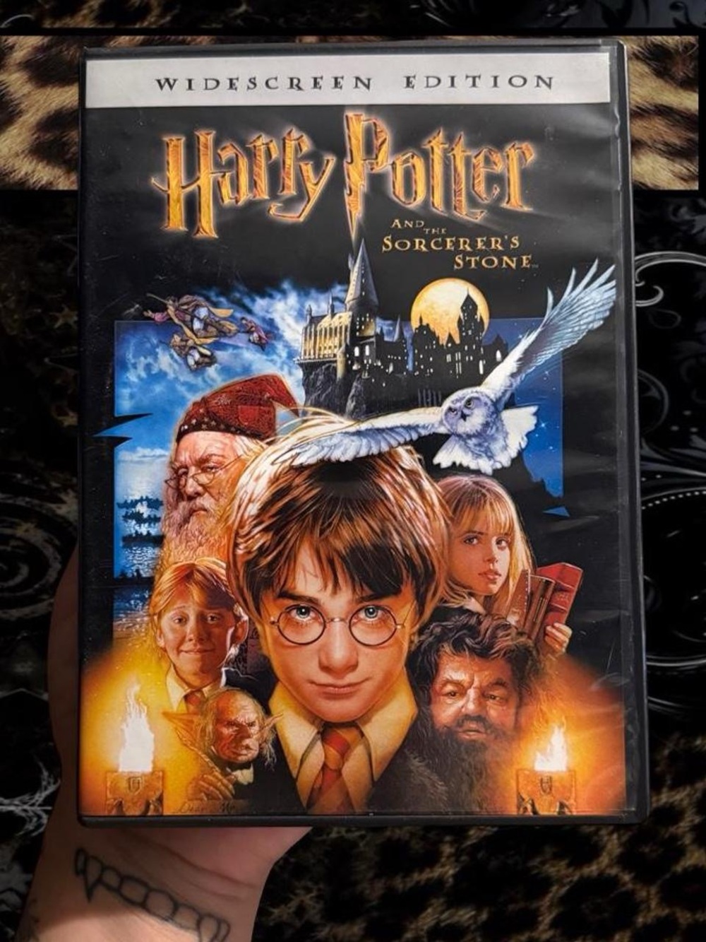 Harry Potter and the Sorcerer's Stone Widescreen DVD - Black/Gold Cover